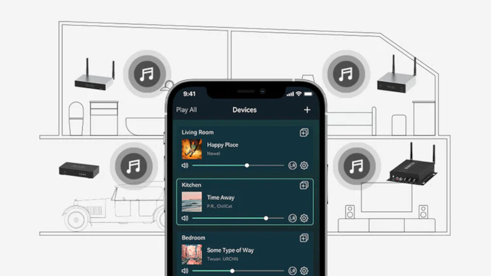 Odtwarzacz sieciowy ARYLIC S10  - aplikacja