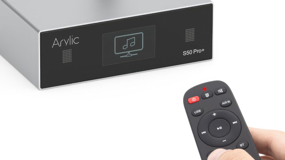 Odtwarzacz sieciowy ARYLIC A50+ Pro  - obsługa