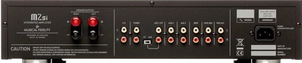 Wzmacniacz MUSICAL FIDELITY M2SI - użytkowanie