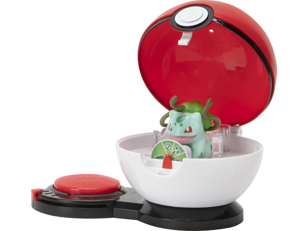 Gra zręcznościowa JAZWARES Pokemon Surprise Attack Pikachu Vs Bulbasaur sposób zabawy instrukcja