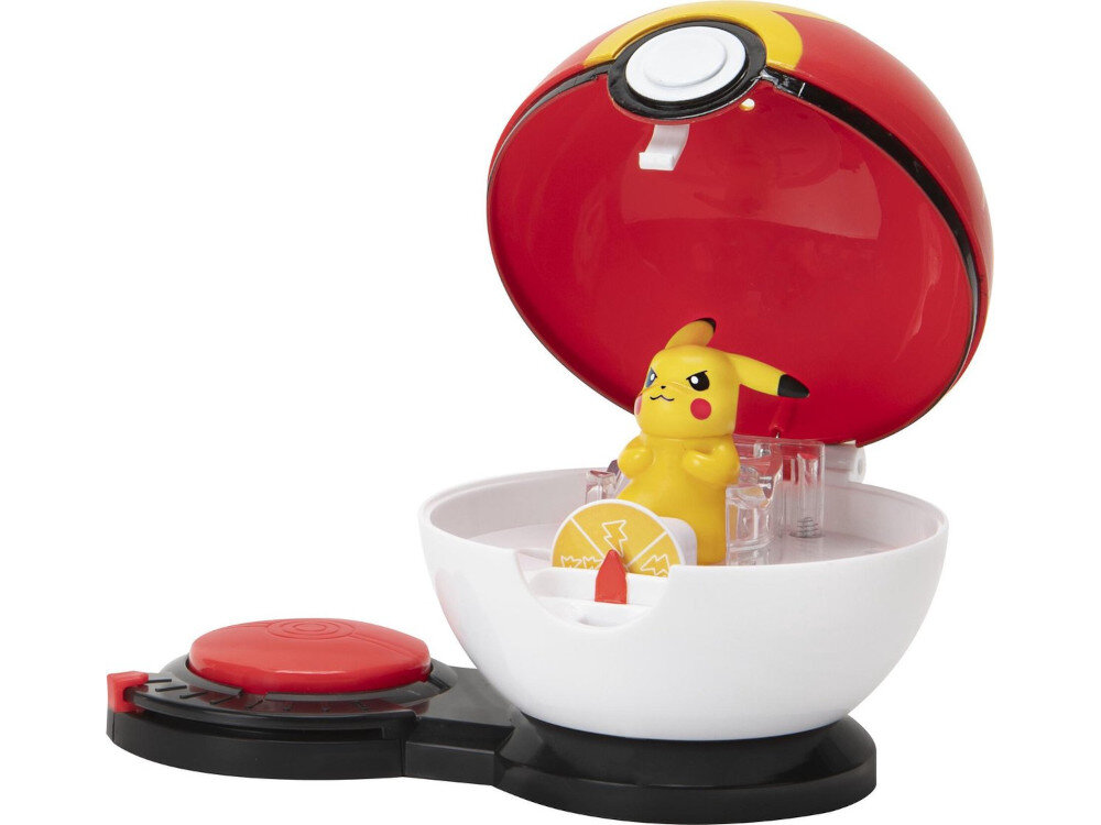 Gra zręcznościowa JAZWARES Pokemon Surprise Attack Pikachu Vs Bulbasaur terning junior master trener