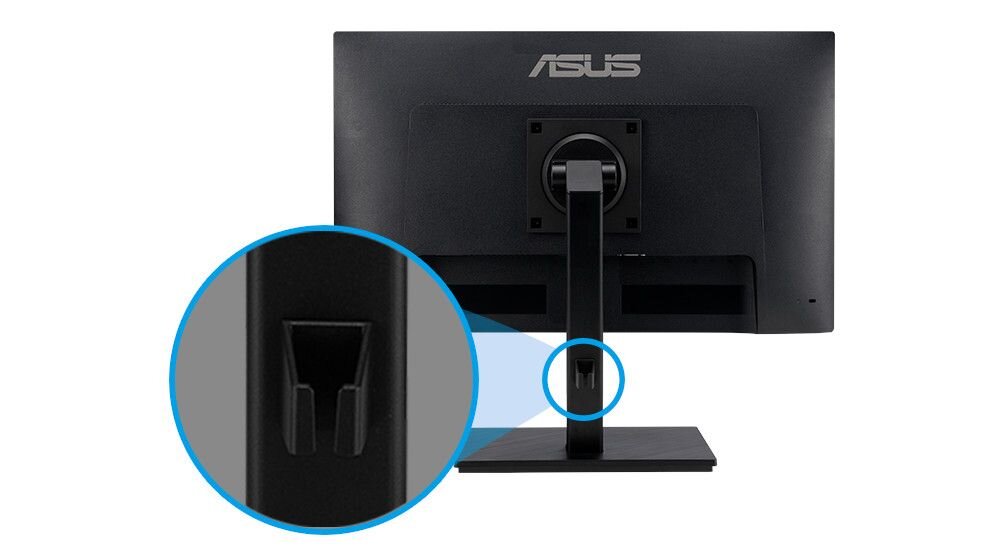 Monitor ASUS Eye Care VA27EQSB - Inteligentne zarządzanie kablami 