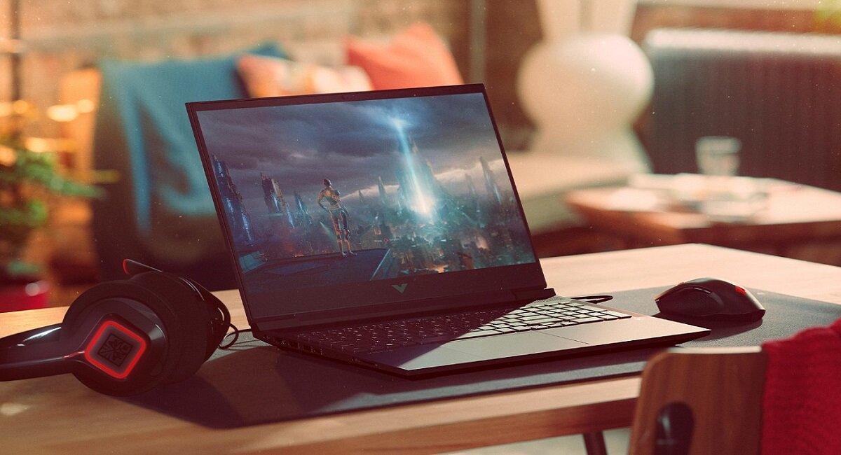 Laptop HP Victus 16 Duża częstotliwość odświeżania na monitorze o wysokiej rozdzielczości
