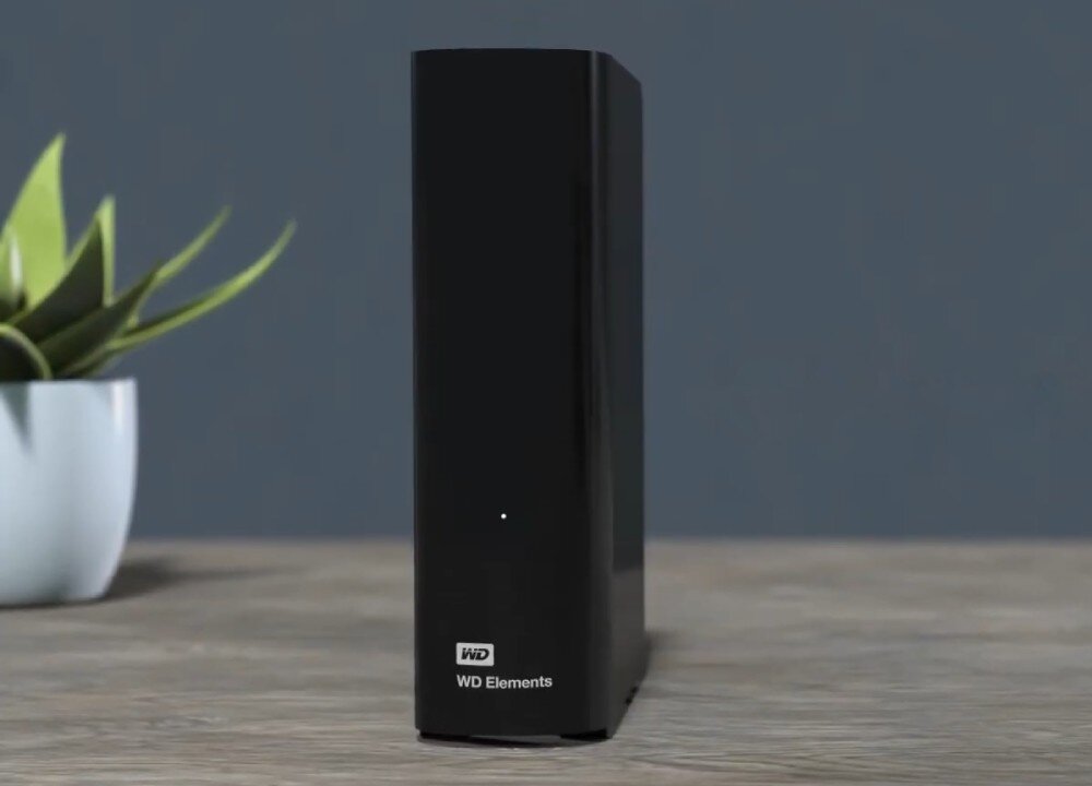 Dysk WD Elements Desktop 20TB HDD Czarny wygląd opis