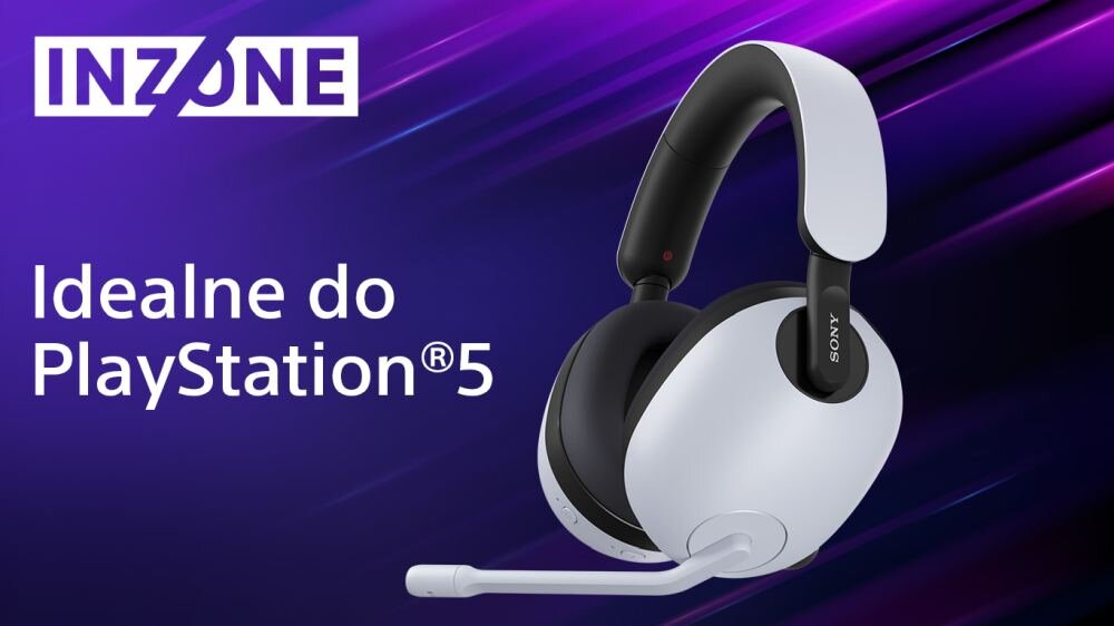 Słuchawki SONY H7 INZONE symetryczna konstrukcja akustyczna dokładność jakość