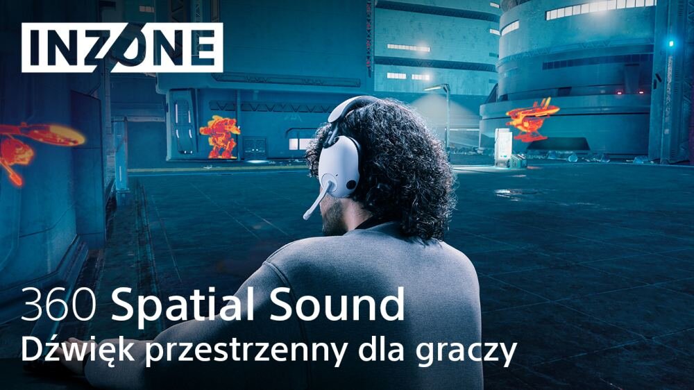 Słuchawki SONY H9 INZONE redukcja hałasu szybkość przeciwnicy
