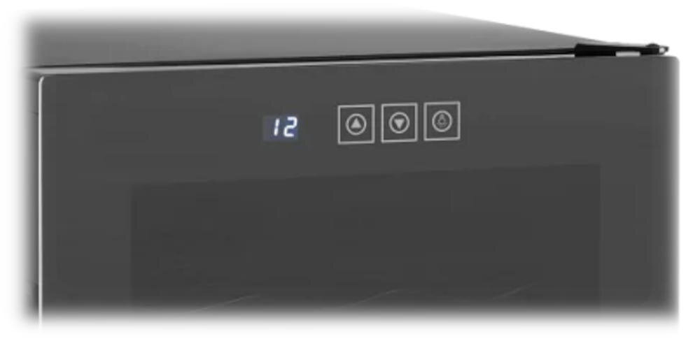 Hyundai chłodziarka wino elegancki nowoczesny wygląd dotykowy panel czytelny wyświetlacz temperatura cicha praca