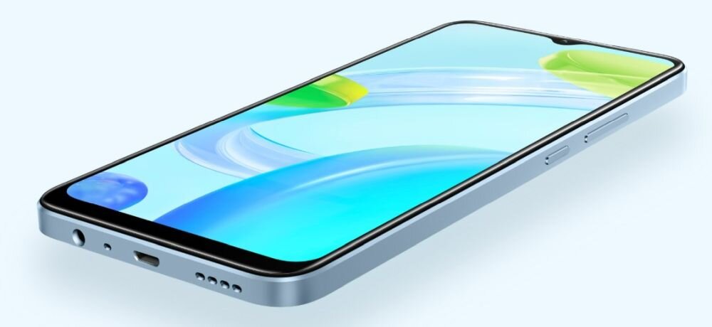 Smartfon REALME C30  ekran bateria aparat procesor ram pamięć pojemność rozdzielczość zdjęcia filmy opis dane cechy blokady system łączność wifi bluetooth obudowa szkło odporność porty muzyka transfer sieć przekątna matryca waga czujniki