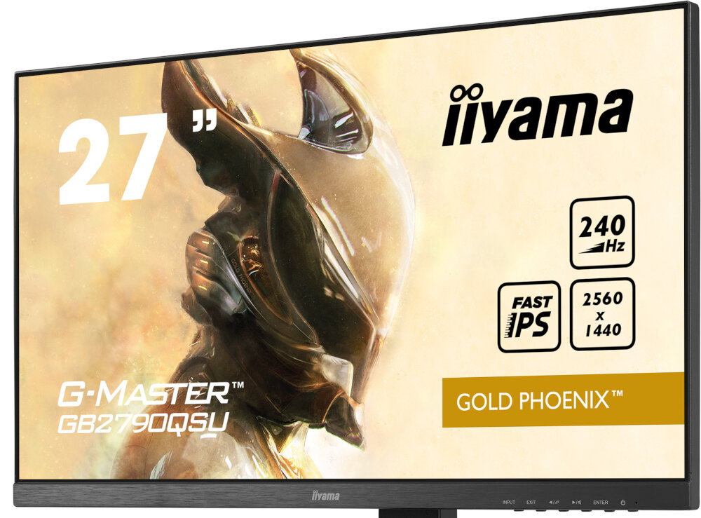 Monitor IIYAMA G-Master GB2790QSU-B1 27 2560x1440px IPS 240Hz 1 ms kąt widzenie kolory