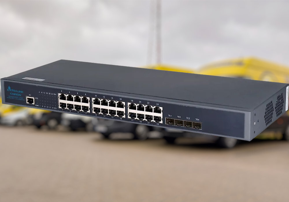 Switch EXTRALINK Chiron EX.19720 sieć działanie potrzeby szybkość uniwersalność