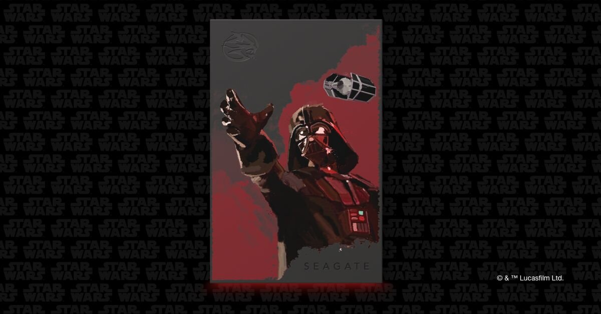 Dysk SEAGATE FireCuda Star Wars SE 2TB HDD Darth Vader Han Solo Luke Skywalker wytrzymały gaming Imperium Gier licencjonowany prędkość Łatwa konfiguracja wytrzymała obudowa