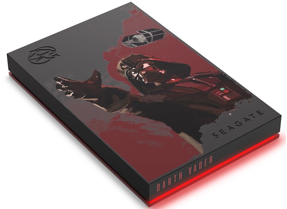 Dysk SEAGATE FireCuda Star Wars SE 2TB HDD Darth Vader Han Solo Luke Skywalker wytrzymały gaming Imperium Gier licencjonowany prędkość Łatwa konfiguracja wytrzymała obudowa