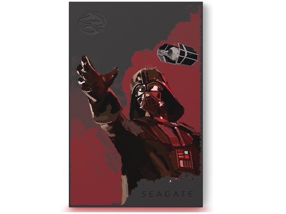 Dysk SEAGATE FireCuda Star Wars SE 2TB HDD Darth Vader Han Solo Luke Skywalker wytrzymały gaming Imperium Gier licencjonowany prędkość Łatwa konfiguracja wytrzymała obudowa