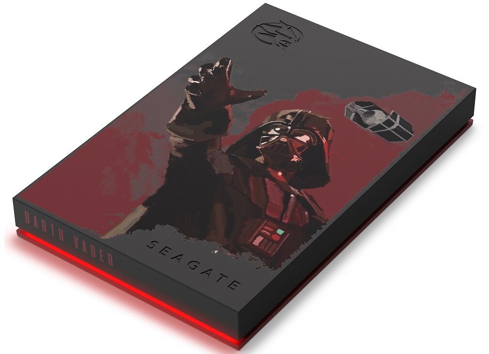 Dysk SEAGATE FireCuda Star Wars SE 2TB HDD Darth Vader Han Solo Luke Skywalker wytrzymały gaming Imperium Gier licencjonowany prędkość Łatwa konfiguracja wytrzymała obudowa