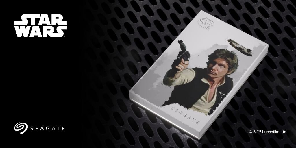 Dysk SEAGATE FireCuda Star Wars SE 2TB HDD Darth Vader Han Solo Luke Skywalker wytrzymały gaming Imperium Gier licencjonowany prędkość Łatwa konfiguracja wytrzymała obudowa