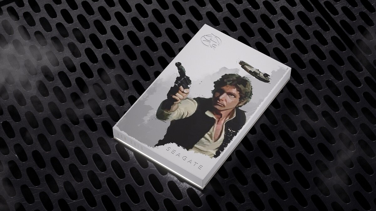Dysk SEAGATE FireCuda Star Wars SE 2TB HDD Darth Vader Han Solo Luke Skywalker wytrzymały gaming Imperium Gier licencjonowany prędkość Łatwa konfiguracja wytrzymała obudowa