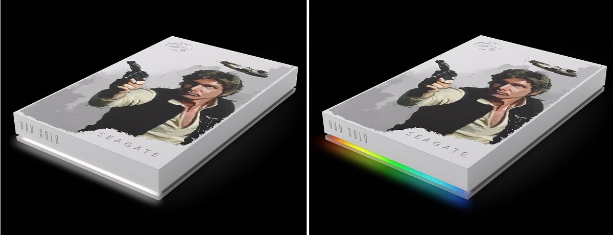 Dysk SEAGATE FireCuda Star Wars SE 2TB HDD Darth Vader Han Solo Luke Skywalker wytrzymały gaming Imperium Gier licencjonowany prędkość Łatwa konfiguracja wytrzymała obudowa