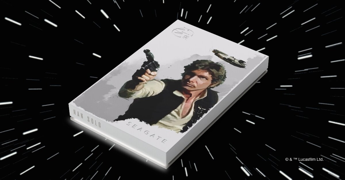 Dysk SEAGATE FireCuda Star Wars SE 2TB HDD Darth Vader Han Solo Luke Skywalker wytrzymały gaming Imperium Gier licencjonowany prędkość Łatwa konfiguracja wytrzymała obudowa