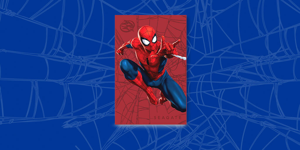 Dysk SEAGATE FireCuda Marvel: Spider-Man SE 2TB HDD licencjonowany dysk moc wytrzymałość Unikatowy kolekcjonerski Wydajność wytrzymała obudowa