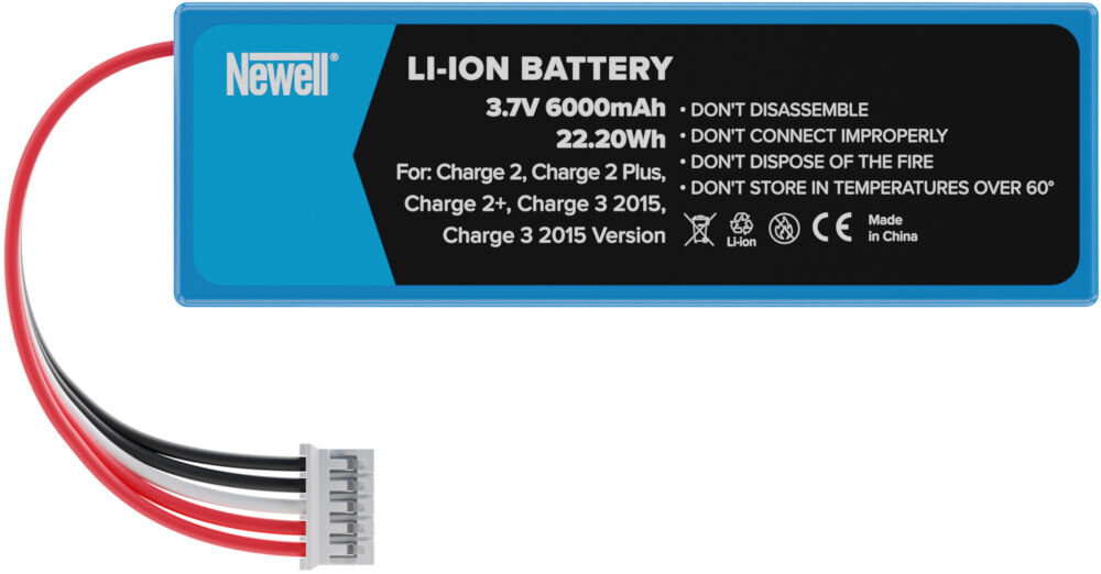 Akumulator NEWELL 6000 mAh do JBL Charge 2/2 Plus/2+/Charge 3 2015 MY-JML310SL wymiary kompatybilność