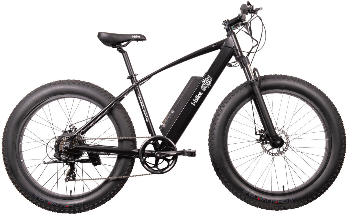 ROWER ELEKTRYCZNY MTB I-BIKE SNOW 26 CZARNY M44 17 ruszaj w droge