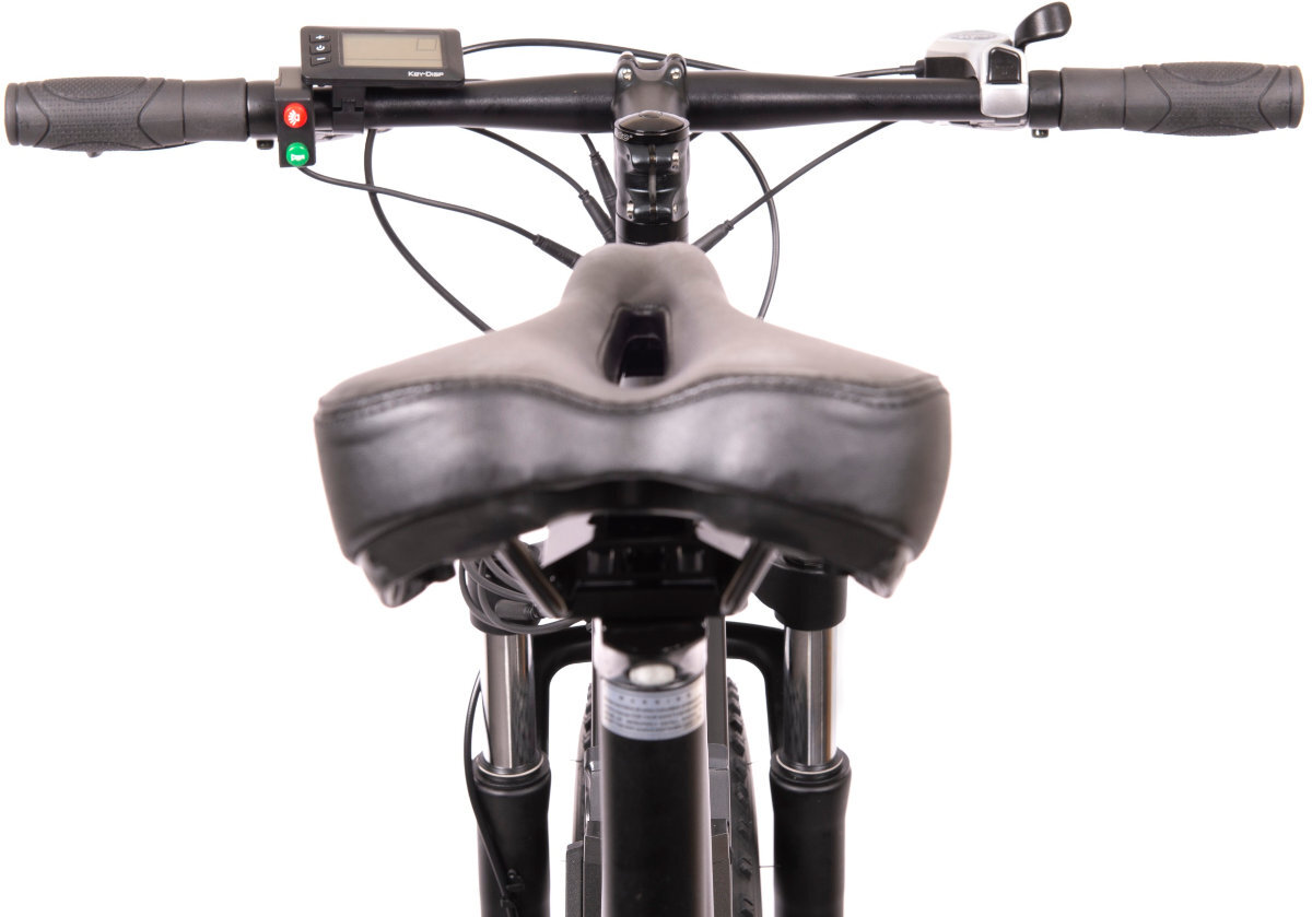 ROWER ELEKTRYCZNY MTB I-BIKE SNOW 26 CZARNY M44 17 kierownica