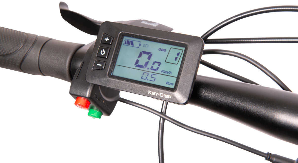 ROWER ELEKTRYCZNY MTB I-BIKE SNOW 26 CZARNY M44 17 technologia LCD