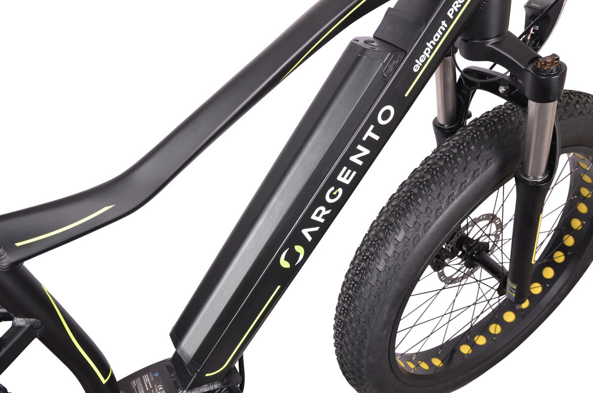 ROWER ELEKTRYCZNY MTB FAT ARGENTO ELEPHANT PRO 26 7S CZARNY-SZARY M46 18 nic cie nie ogranicza