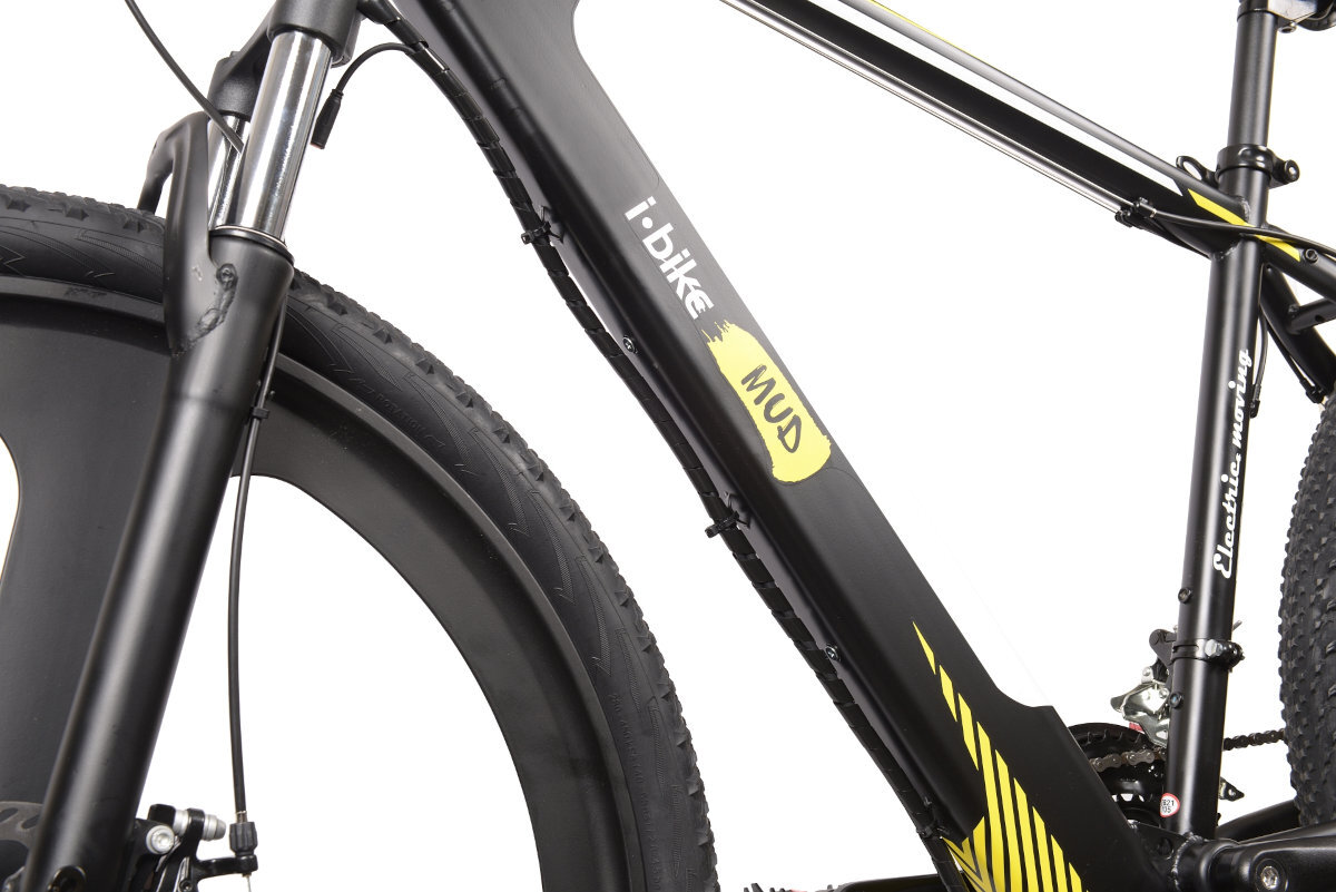 ROWER ELEKTRYCZNY MTB I-BIKE MUD 29 CZARNY M48 19