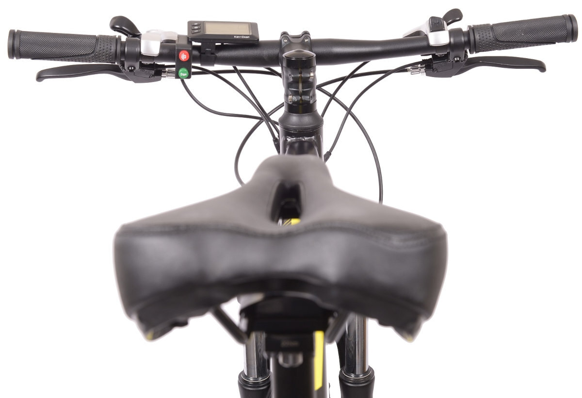 ROWER ELEKTRYCZNY MTB I-BIKE MUD 29 CZARNY M48 19 kierownica