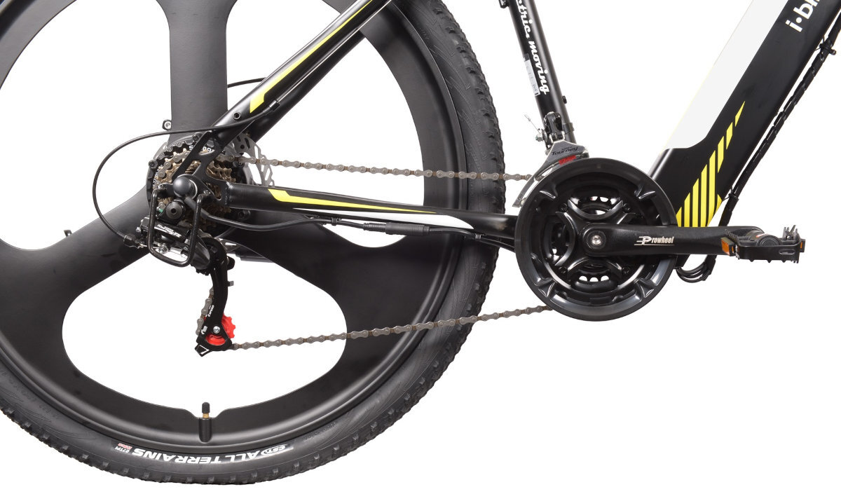 ROWER ELEKTRYCZNY MTB I-BIKE MUD 29 CZARNY M48 19 biegi dla kazdych warunkow