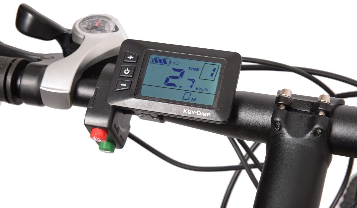 ROWER ELEKTRYCZNY MTB I-BIKE MUD 29 CZARNY M48 19 technologia LCD