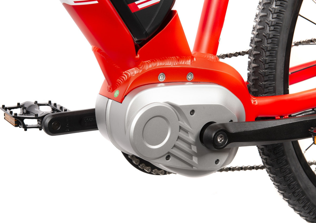 ROWER ELEKTRYCZNY INDIANA E-MTB 4.0 27.5 CZARNO-CZERWONY M47 18.5