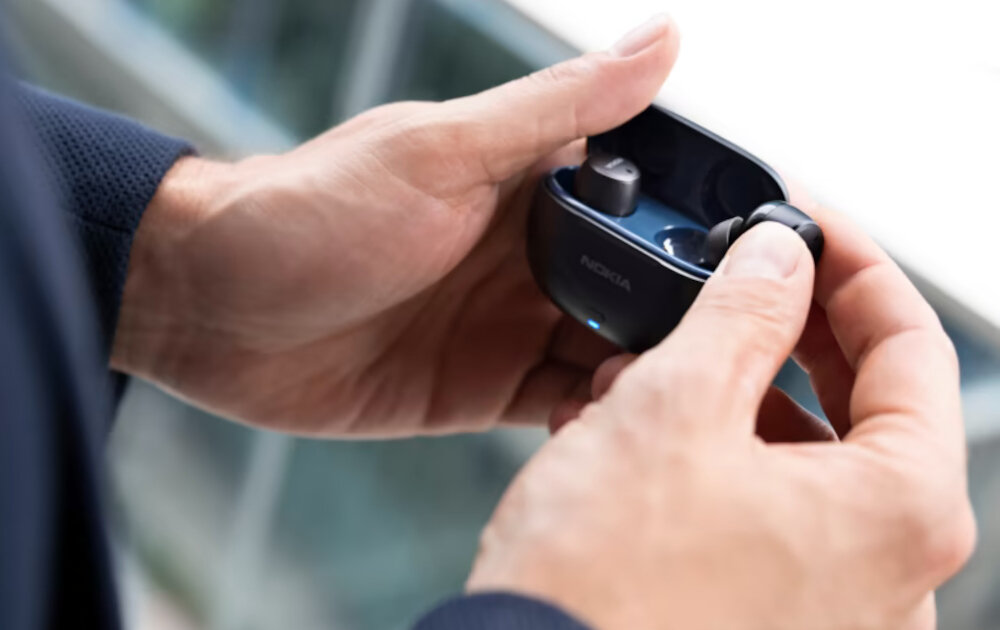 Słuchawki dokanałowe NOKIA Earbuds Pro TWS-521 Czarny dźwięk moc łączność szumy redukcja szumów hałas głośność zakres częstotliwość waga zasilanie ładowanie złącze port wtyczka działanie etui smartfon sterowanie wygoda muzyka