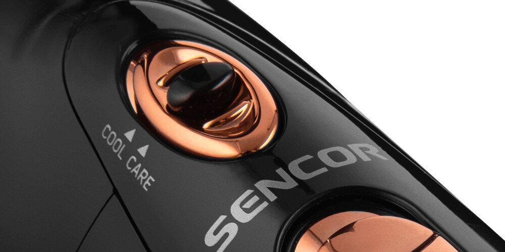 Suszarko-lokówka SENCOR SHS 8550BK 18 mm 1000 W Chłodny nawiew i Cool Care Zimny nawiew jonizacja zdrowy wygląd