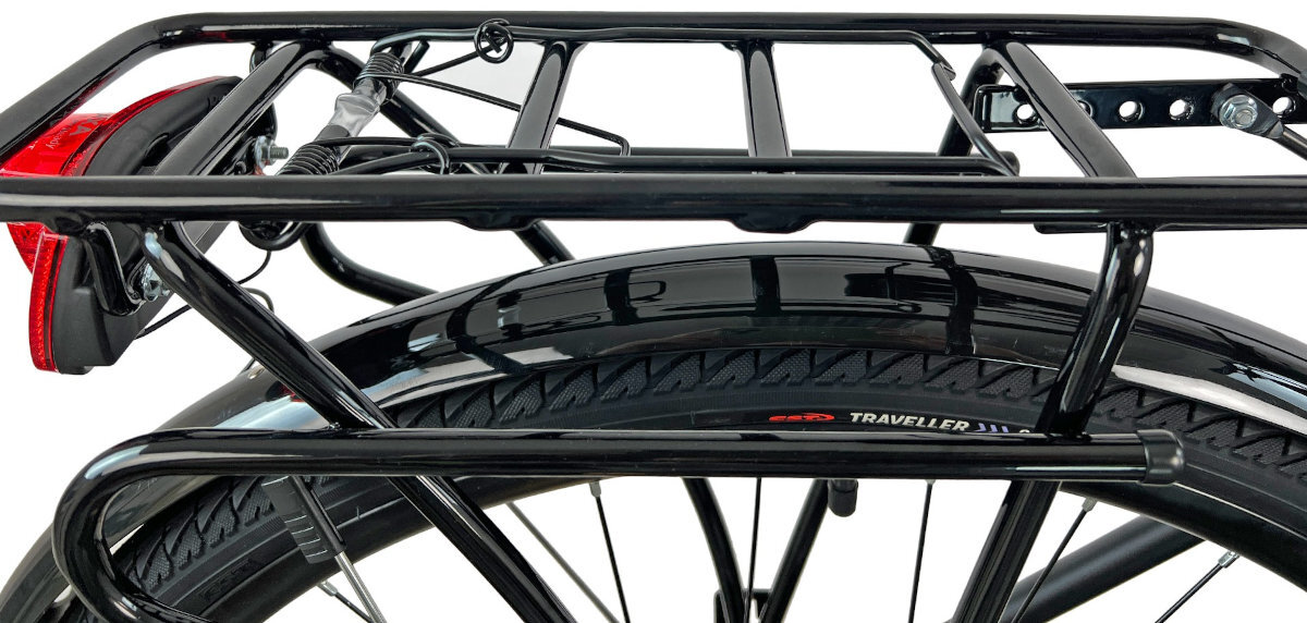 ROWER INDIANA X-ROAD 4.0 28 CZARNY M53 21 R22 zabierz ze soba plecak