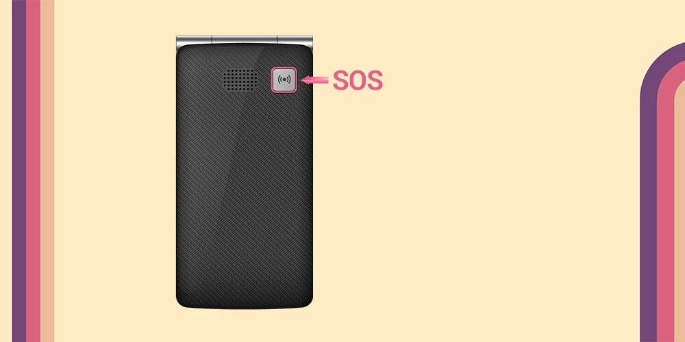 Telefon MYPHONE Tango LTE przycisk SOS polaczenie wiadomosc SMS