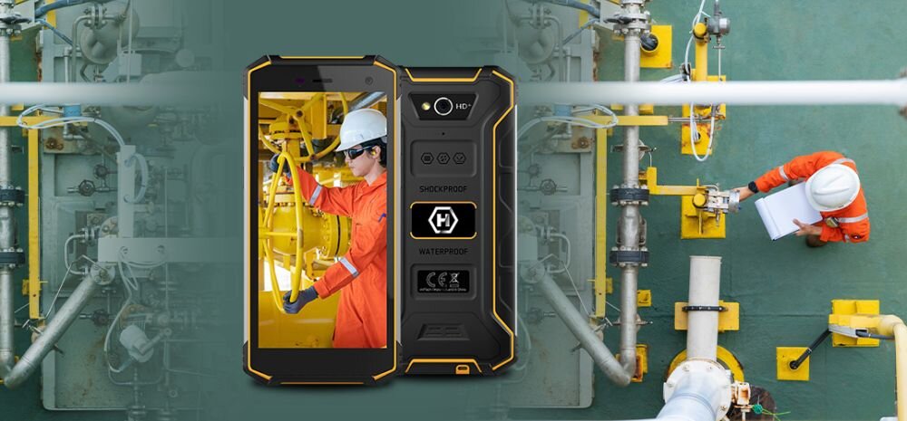 Smartfon HAMMER Energy 2 Eco ekran bateria aparat procesor ram pamięć pojemność rozdzielczość zdjęcia filmy opis dane cechy blokady system łączność wifi bluetooth obudowa szkło odporność porty muzyka transfer sieć przekątna matryca waga czujniki oled amoled ips