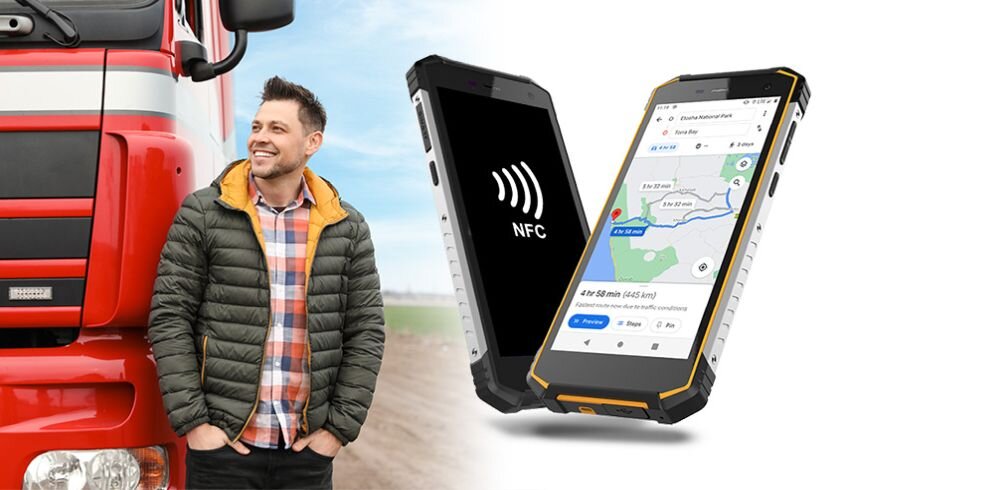 Smartfon HAMMER Energy 2 Eco ekran bateria aparat procesor ram pamięć pojemność rozdzielczość zdjęcia filmy opis dane cechy blokady system łączność wifi bluetooth obudowa szkło odporność porty muzyka transfer sieć przekątna matryca waga czujniki oled amoled ips