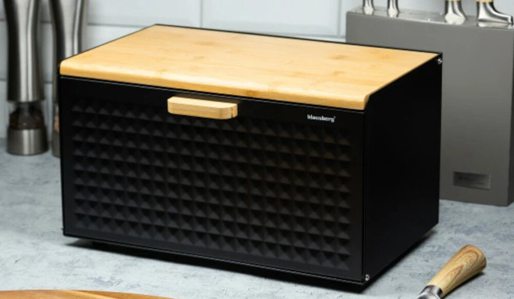 Chlebak KLAUSBERG KB-7425 Stylowe rozwiązanie wygląd design białe tło prezentacja wizualizacja