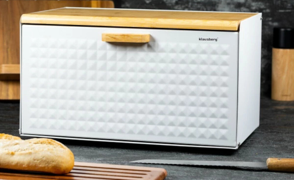 Chlebak KLAUSBERG KB-7427 Stylowe rozwiązanie wygląd design białe tło prezentacja wizualizacja