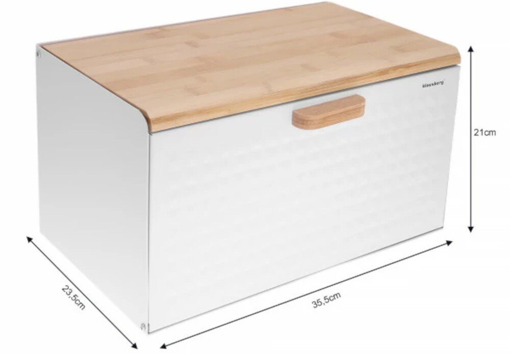 Chlebak KLAUSBERG KB-7427 Stylowa i funkcjonalna ozdoba Elegancki design w kolorze czarnym kolorystyka Kompaktowy rozmiar wymiary