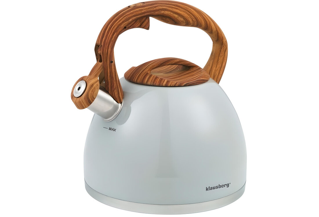 Czajnik KLAUSBERG KB-7451 elegancki pojemność wykonanie wysoka jakość stal nierdzewna do kuchenek gazowych