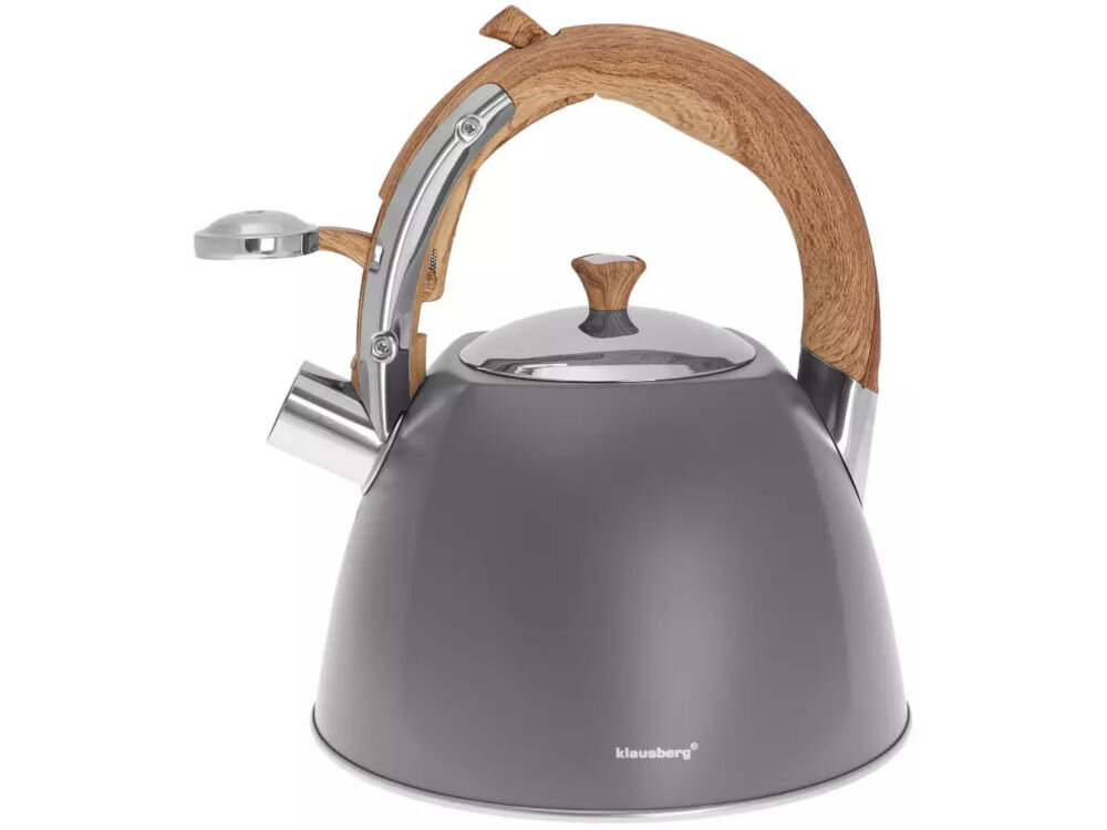 Czajnik KLAUSBERG KB-7501 wszystkie rodzaje kuchenek gazowe elektryczne ceramiczne indukcyjne duża elastyczność równomierne rozprowadzanie ciepła oszczędność czasu i energii uniwersalność