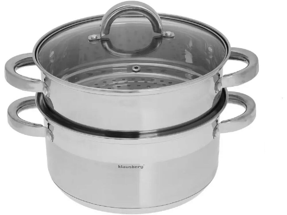 Garnek KLAUSBERG KB-7135 18 cm zdrowy oszczędny sposób na gotowanie z niewielką ilością wody z minimalną ilością tłuszczu zachowanie wartości odżywczych witaminy minerały zdrowy tryb życia praktyczna obręcz do nalewania zapobieganie kapaniu komfort użytkowania możliwość mycia w zmywarce łatwe utrzymanie w czystości 