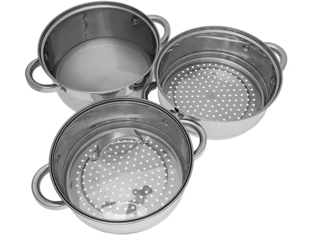 Garnek KLAUSBERG KB-7142 22 cm do gotowania na parze elegancja praktyczność wykonany ze stali nierdzewnej estetycznie się prezentuje trwały stalowa konstrukcja łatwe czyszczenie dno termiczne z przewodzeniem ciepła szybkie nagrzewanie żywności dłuższe utrzymywanie ciepła przygotowywanie posiłków pojemność 4 l 