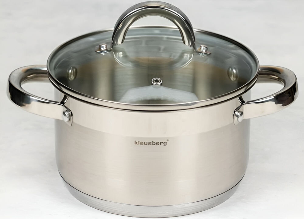 Garnek KLAUSBERG KB-7123 18 cm do kuchni garnek na blacie pokrywa rączki