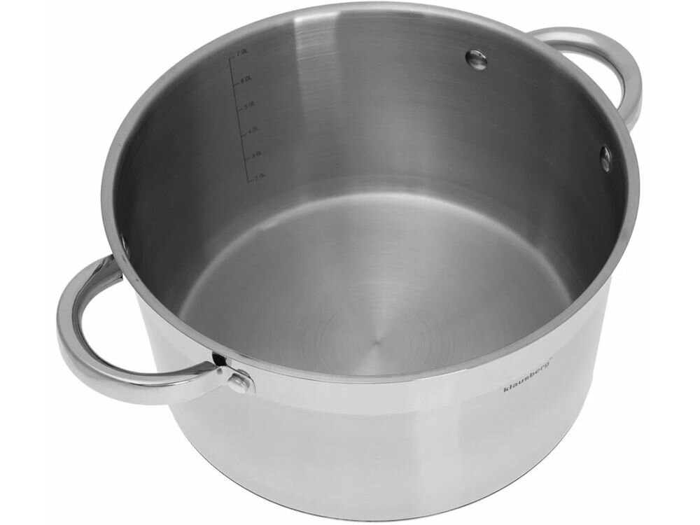 Garnek KLAUSBERG KB-7124 20 cm dno termiczne skuteczne przewodzenie ciepła szybkie równomierne podgrzewanie potraw błyskawiczne nagrzewanie żywności utrzymanie ciepła przez dłuższy czas zdrowe wymaga mniejszej ilości wody i tłuszczu zdrowe gotowanie zachowanie witamin i minerałów optymalizowany proces gotowania podziałka litrażowa odmierzanie płynów kontrolowanie ilości wody lub tłuszczu poprawa efektów gotowania  