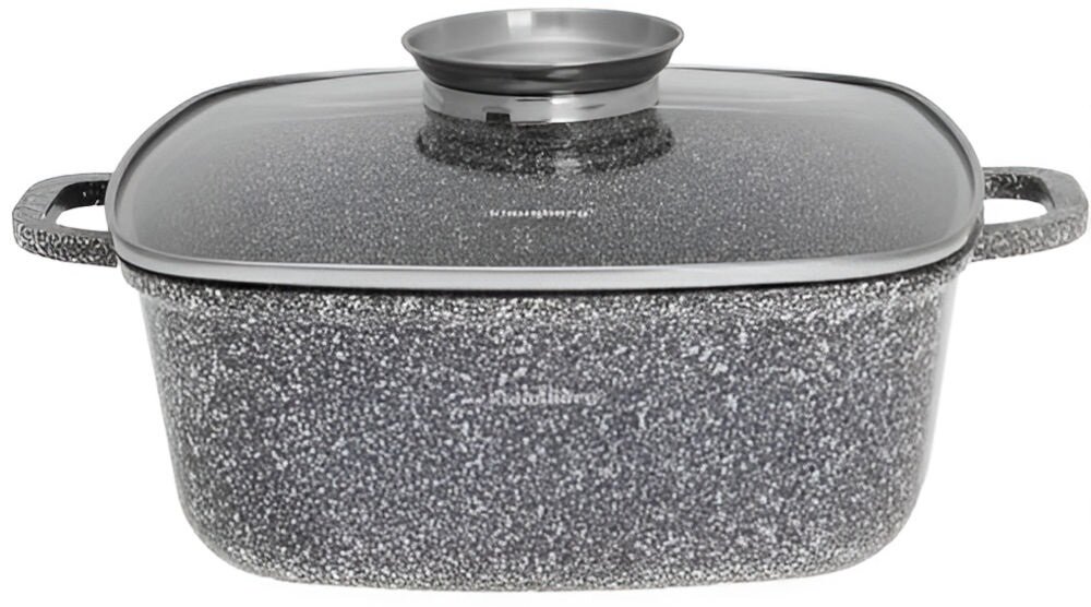 Garnek KLAUSBERG KB-7531 26 cm do każdej kuchni garnek marmurkowy uchwyty pokrywka