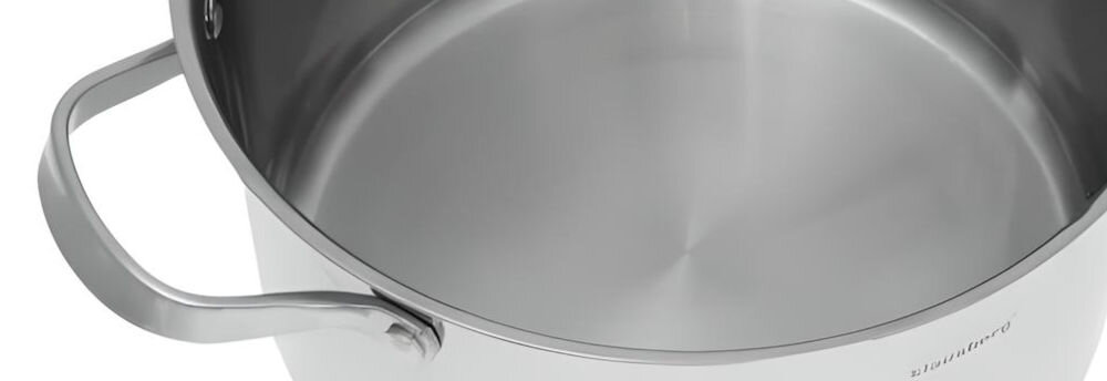 Garnek KLAUSBERG KB-7214 24 cm praktyczna obręcz do nalewania zapobieganie kapaniu chłodne uchwyty garnka wygoda bezpieczeństwo łatwa w czyszczeniu powierzchnia proste utrzymanie w czystości możliwość mycia w zmywarce funkcjonalność oszczędność czasu 